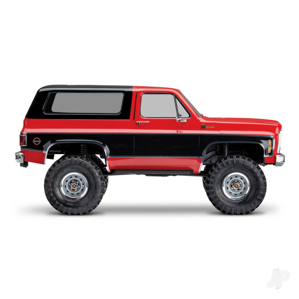 Traxxas TRX-4 1979 Chevrolet Blazer 1:10 4X4 Electric All-Terrain Crawler, Red (TRX82276-4-RED)