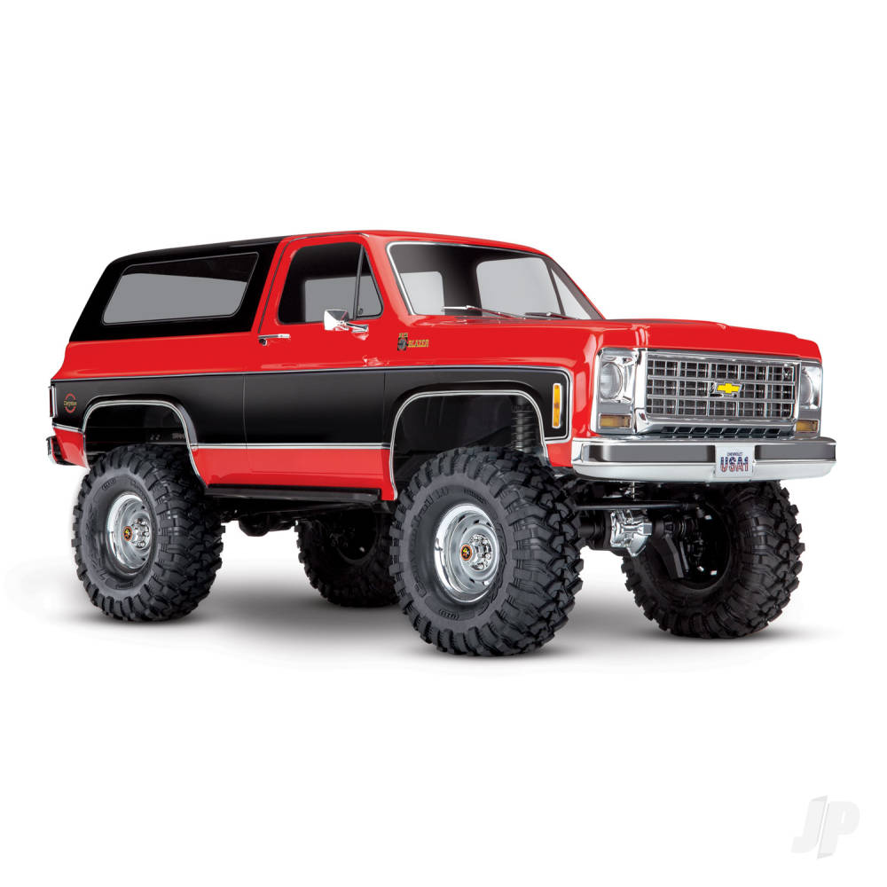 Traxxas TRX-4 1979 Chevrolet Blazer 1:10 4X4 Electric All-Terrain Crawler, Red (TRX82276-4-RED)