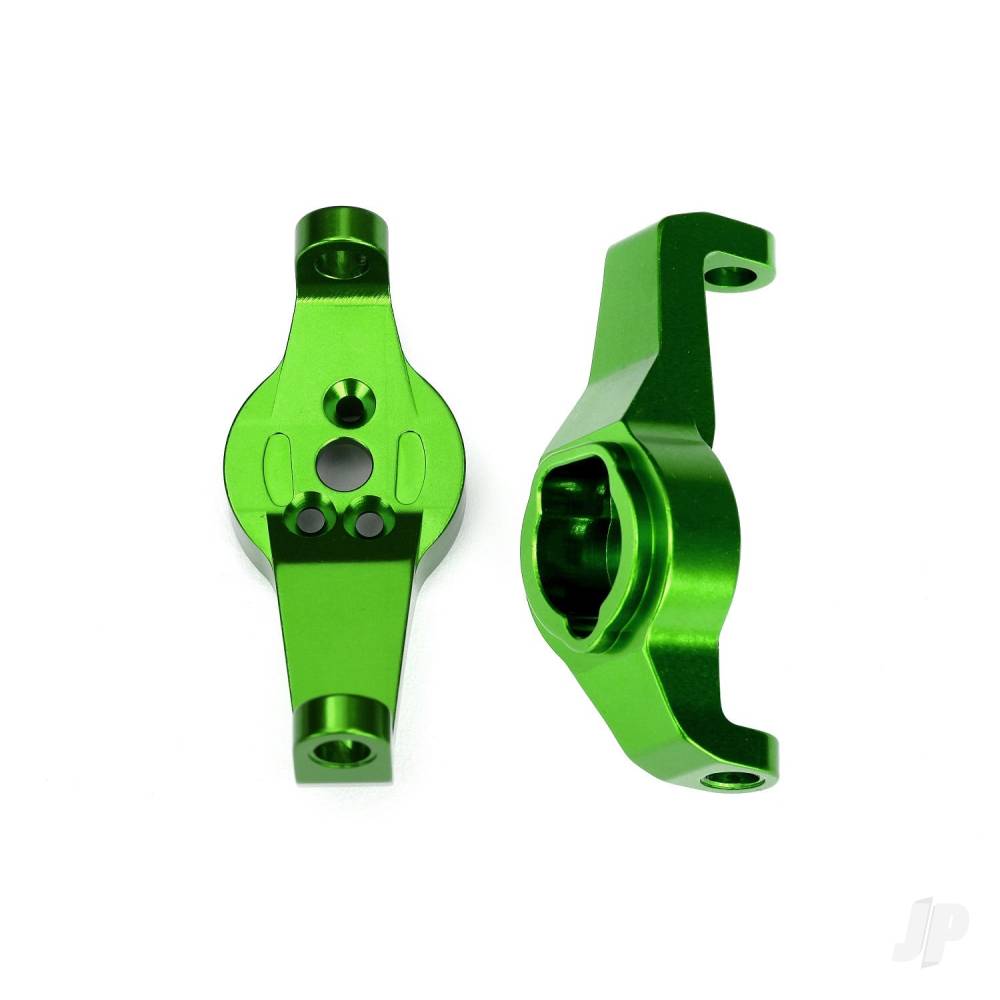 Traxxas Caster blocks, 6061-T6 aluminium (Green-anodised), left and right TRX8232G