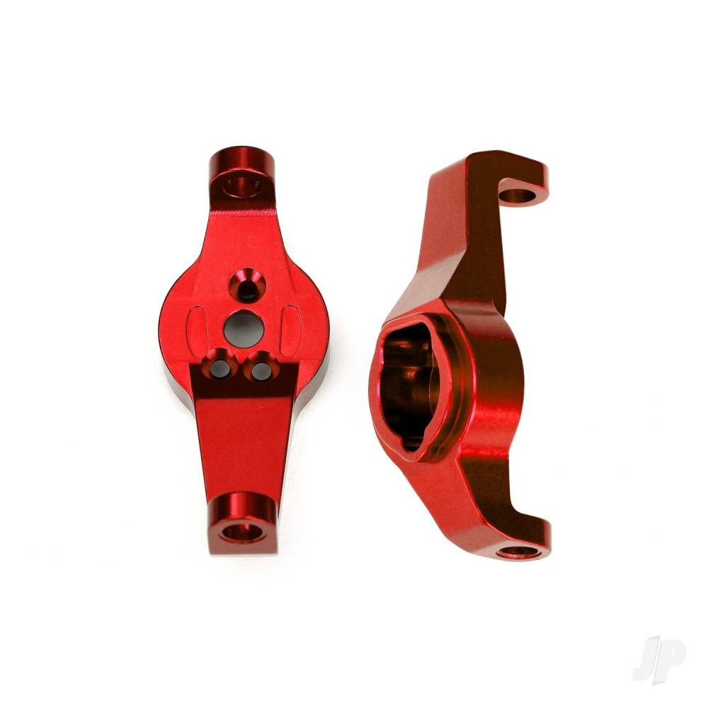 Traxxas Caster blocks, 6061-T6 aluminium (Red-anodised), left and right TRX8232R