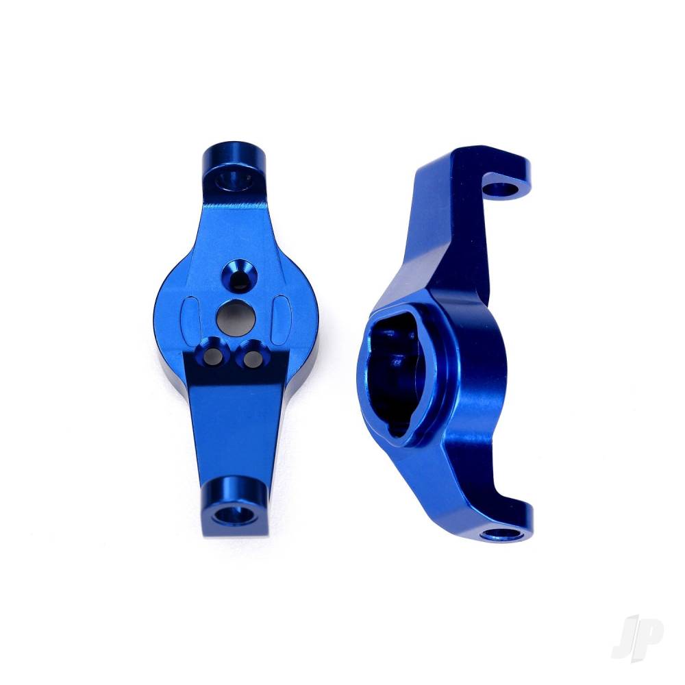 Traxxas Caster blocks, 6061-T6 aluminium (Blue-anodised), left and right TRX8232X