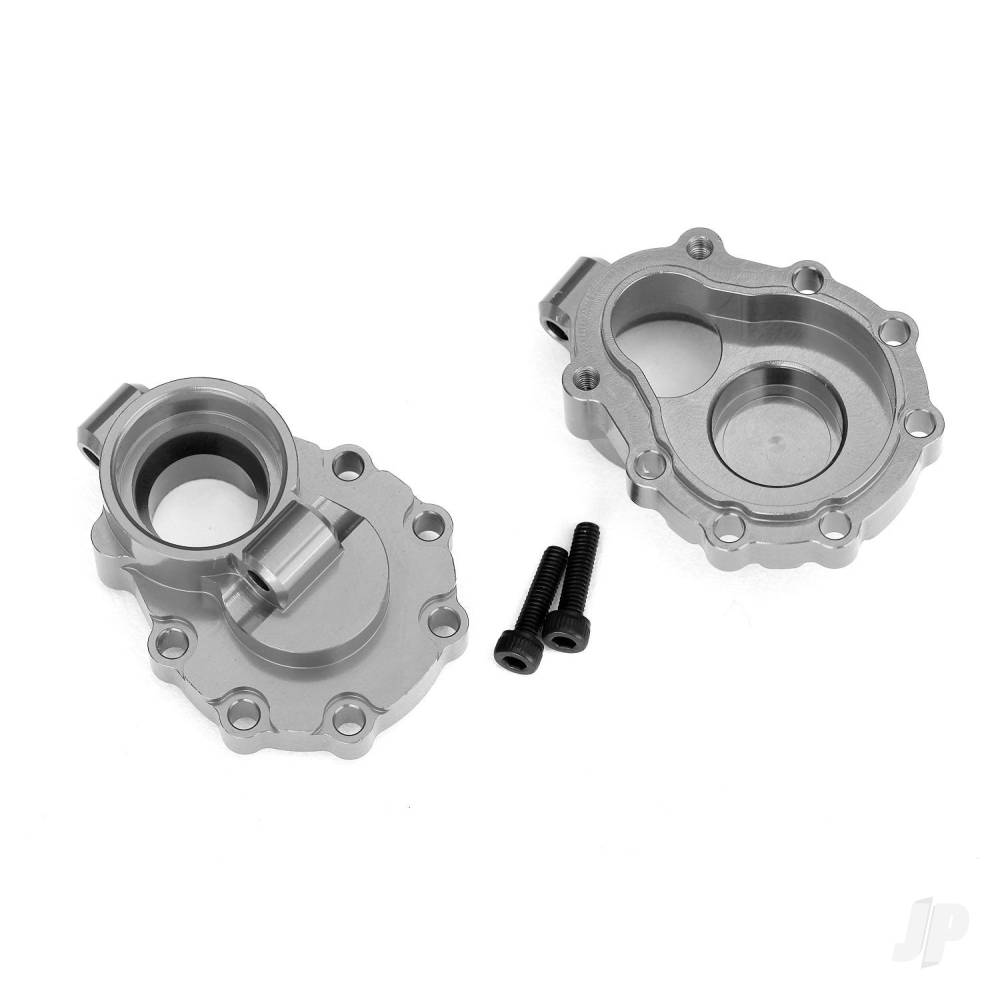 Traxxas Portal housings, inner (Rear), 6061-T6 aluminium (charcoal grey-anodised) (2 pcs) / 2.5x10 CS (2 pcs) TRX8253A