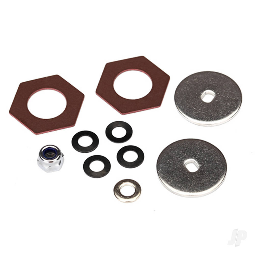 Traxxas Rebuild kit, slipper clutch (Steel disc (2 pcs) / friction insert (2 pcs) / 4.0mm NL (1pc) / spring washers (4 pcs), metal washer (1pc)) TRX8254