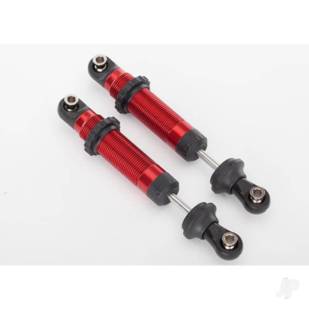 Traxxas Shocks, GTS, aluminium (Red-anodised) (assembled with spring retainers) (2 pcs) TRX8260R