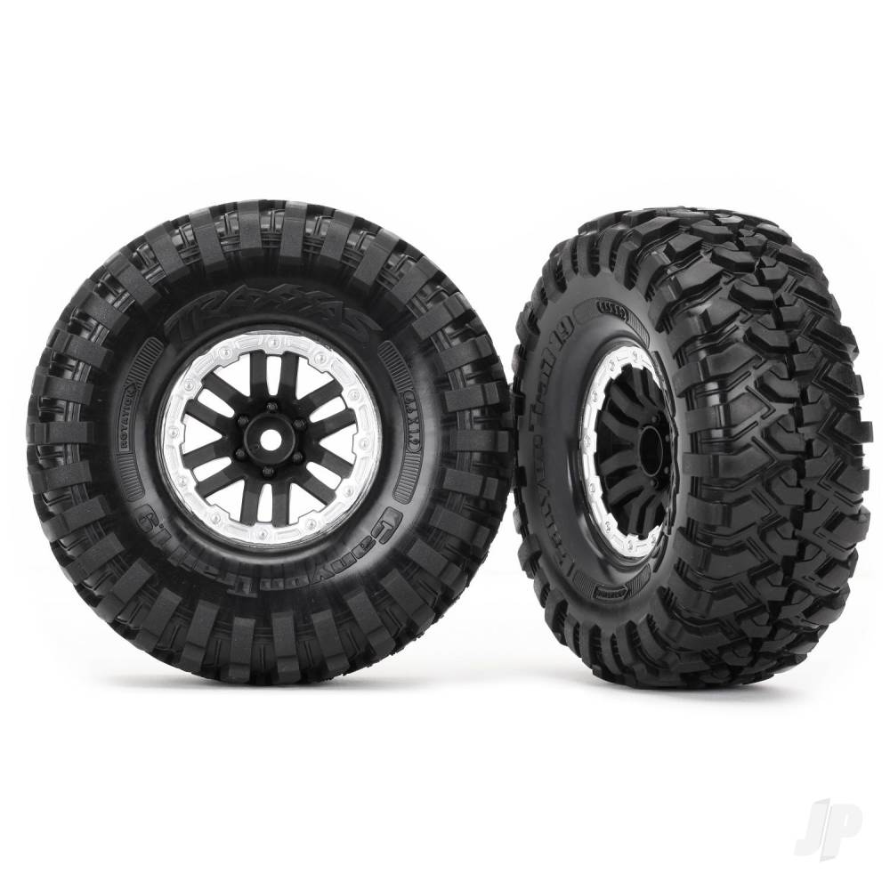 Traxxas Tyres and Wheels, Assembled Glued Canyon Trail 1.9 Tyres (2 pcs) TRX8272X