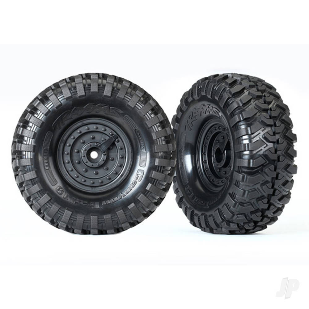 Traxxas Tyres and Wheels, Assembled Glued Canyon Trail 1.9 Tyres (2 pcs) TRX8273