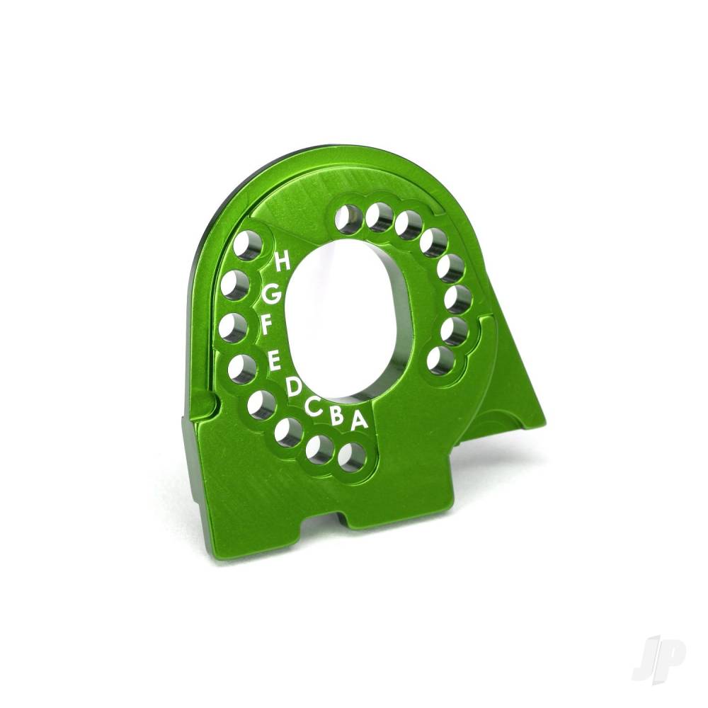 Traxxas Motor mount plate, 6061-T6 aluminium (Green-anodised) TRX8290G