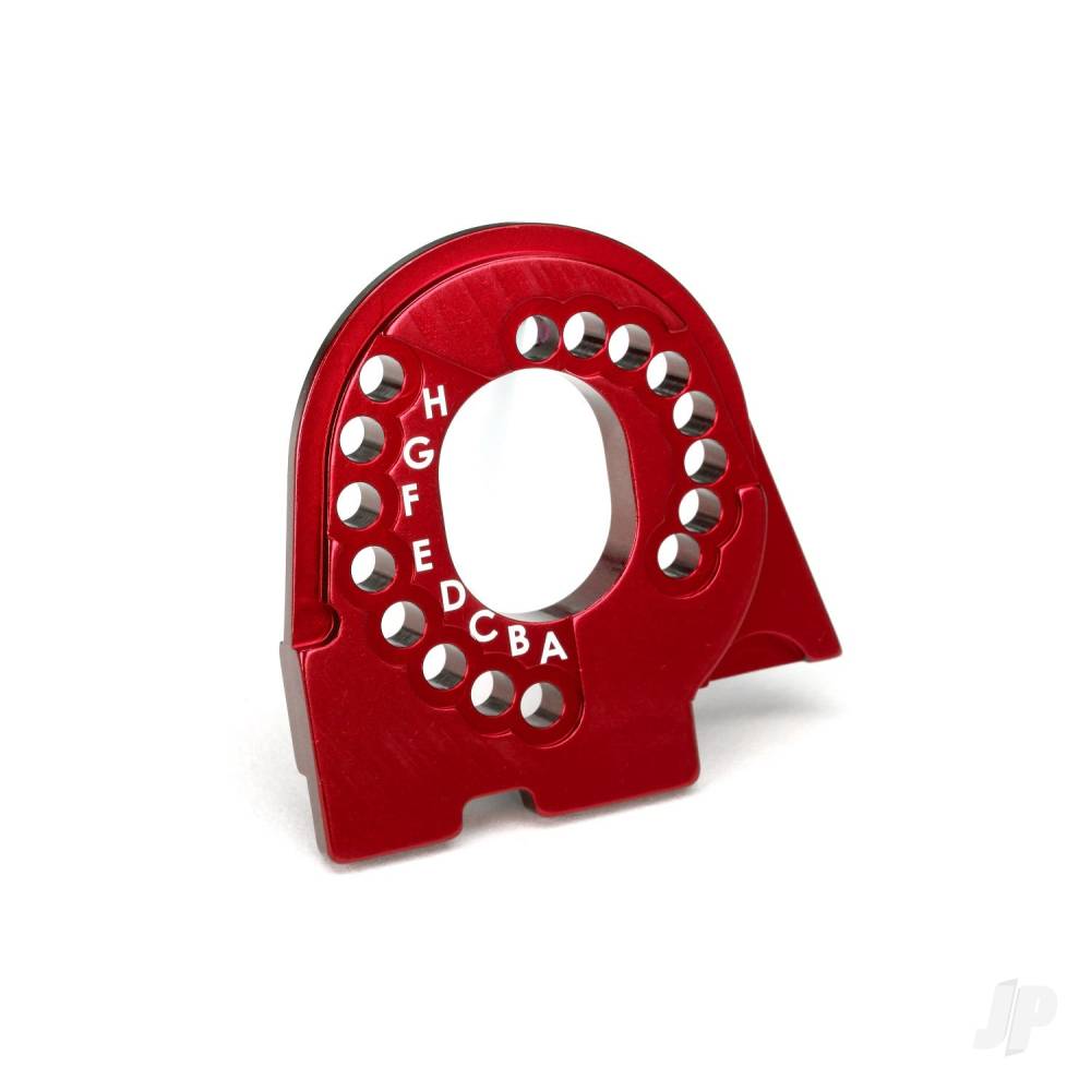 Traxxas Motor mount plate, 6061-T6 aluminium (Red-anodised) TRX8290R