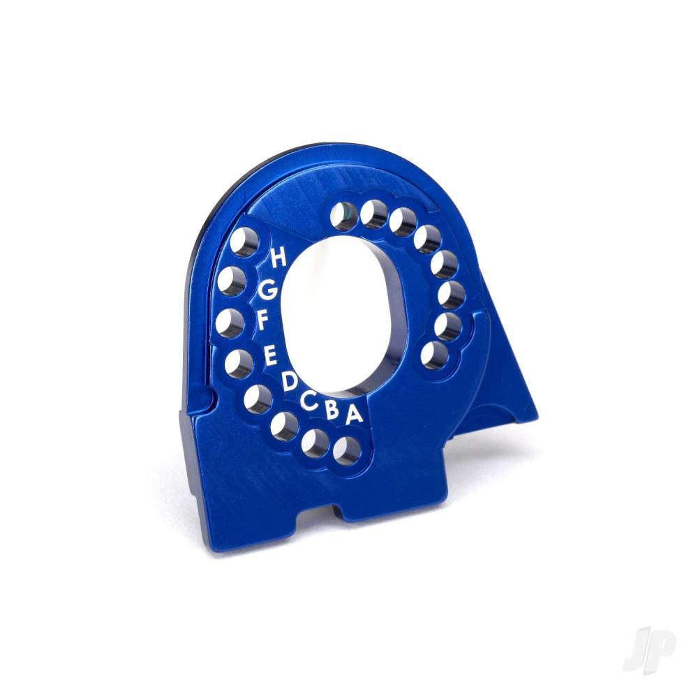 Traxxas Motor mount plate, 6061-T6 aluminium (Blue-anodised) TRX8290X