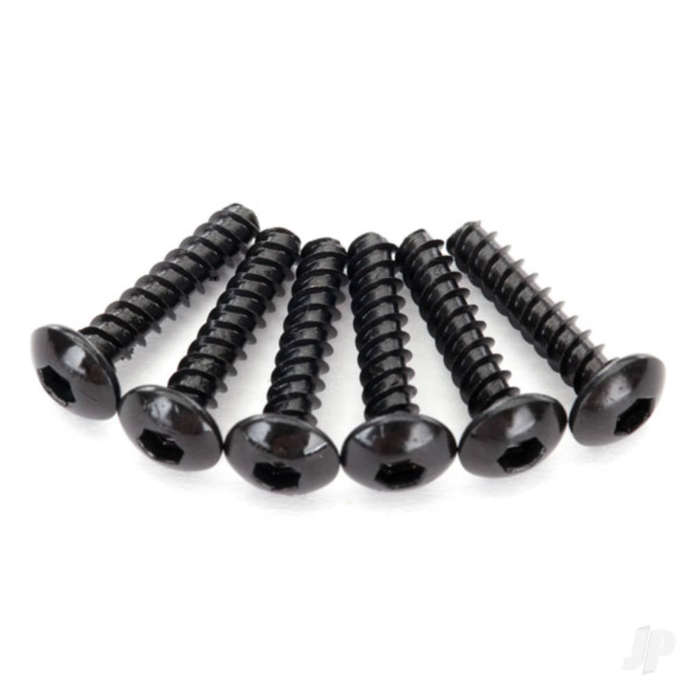 Traxxas Screws, 2.6x12mm button-head, self-tapping (hex drive) (6 pcs) TRX8299