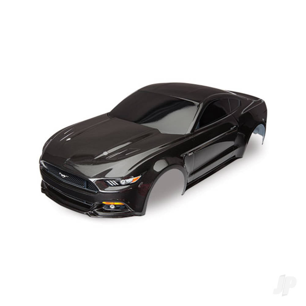 Traxxas Body, Ford Mustang, black (painted, decals applied) TRX8312X