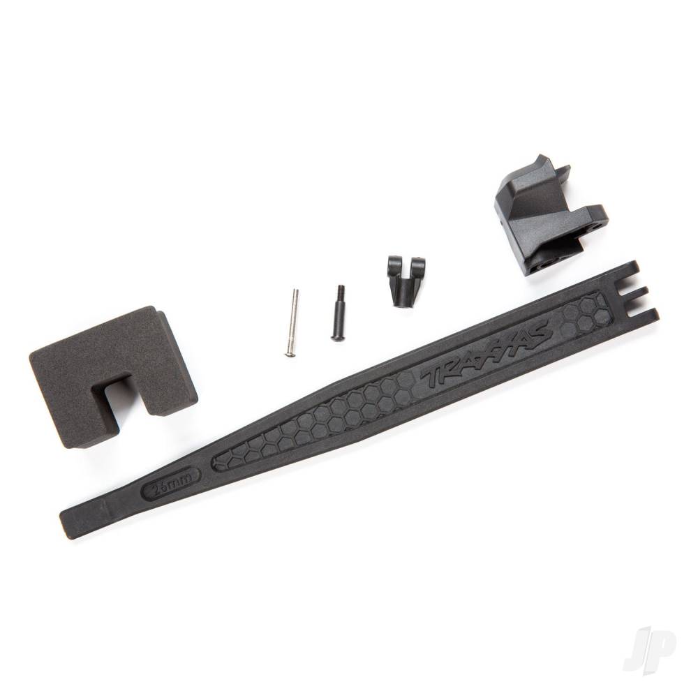 Traxxas Battery hold-down/ battery clip/ hold-down post/ foam spacer/ screw pin TRX8326