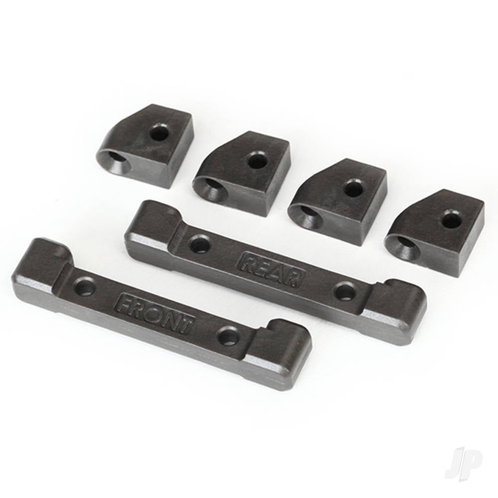 Traxxas Mounts, suspension arms (Front & Rear) / hinge pin retainers (4 pcs) TRX8334