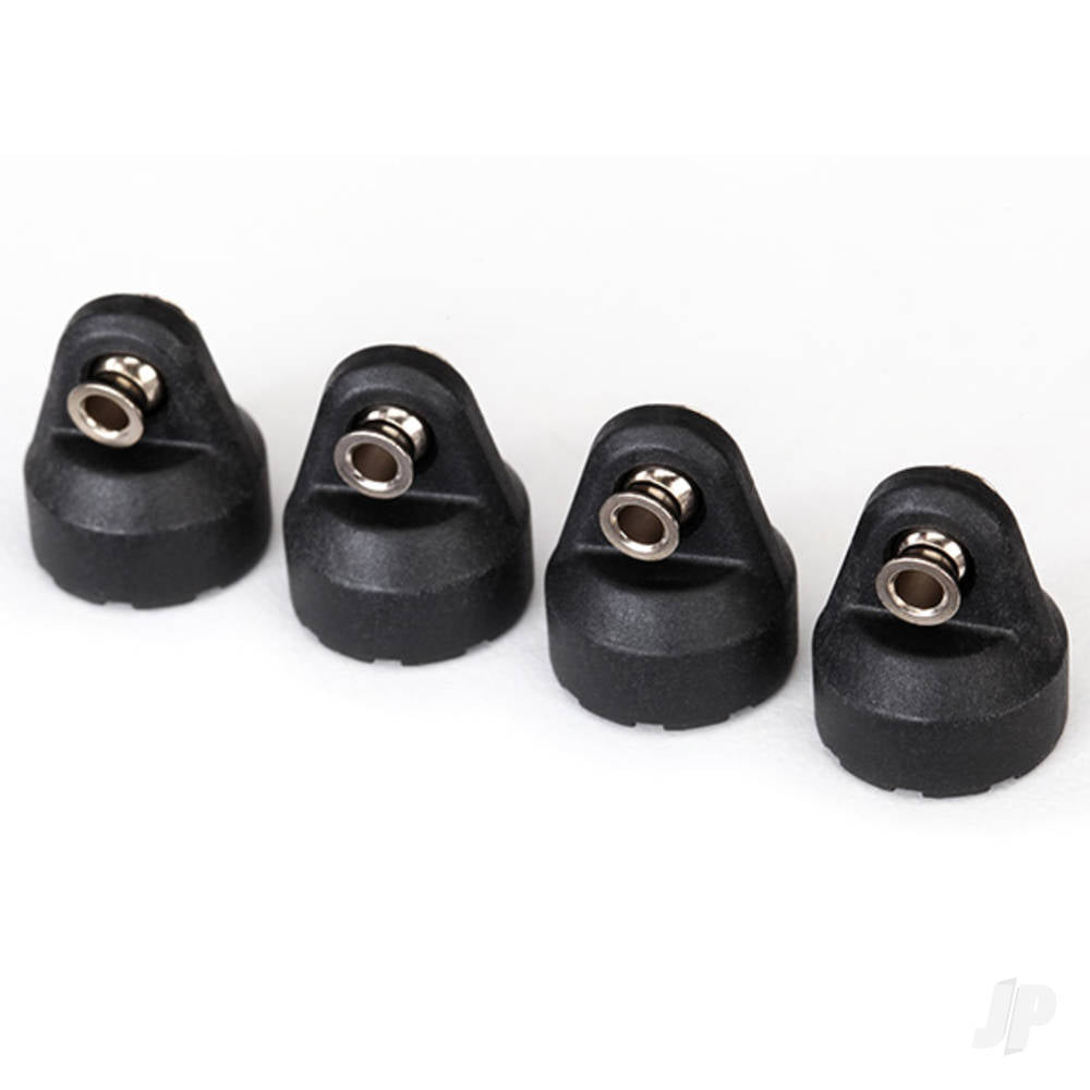 Traxxas Shock caps (black) (4 pcs) (assembled with hollow balls) TRX8361