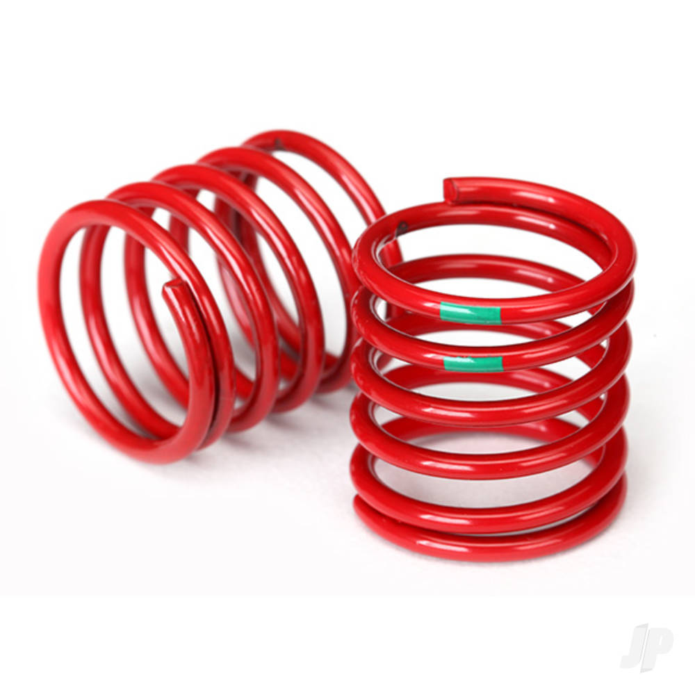 Traxxas Spring, shock (Red) (4.075 rate, Green stripe) (2 pcs) TRX8363