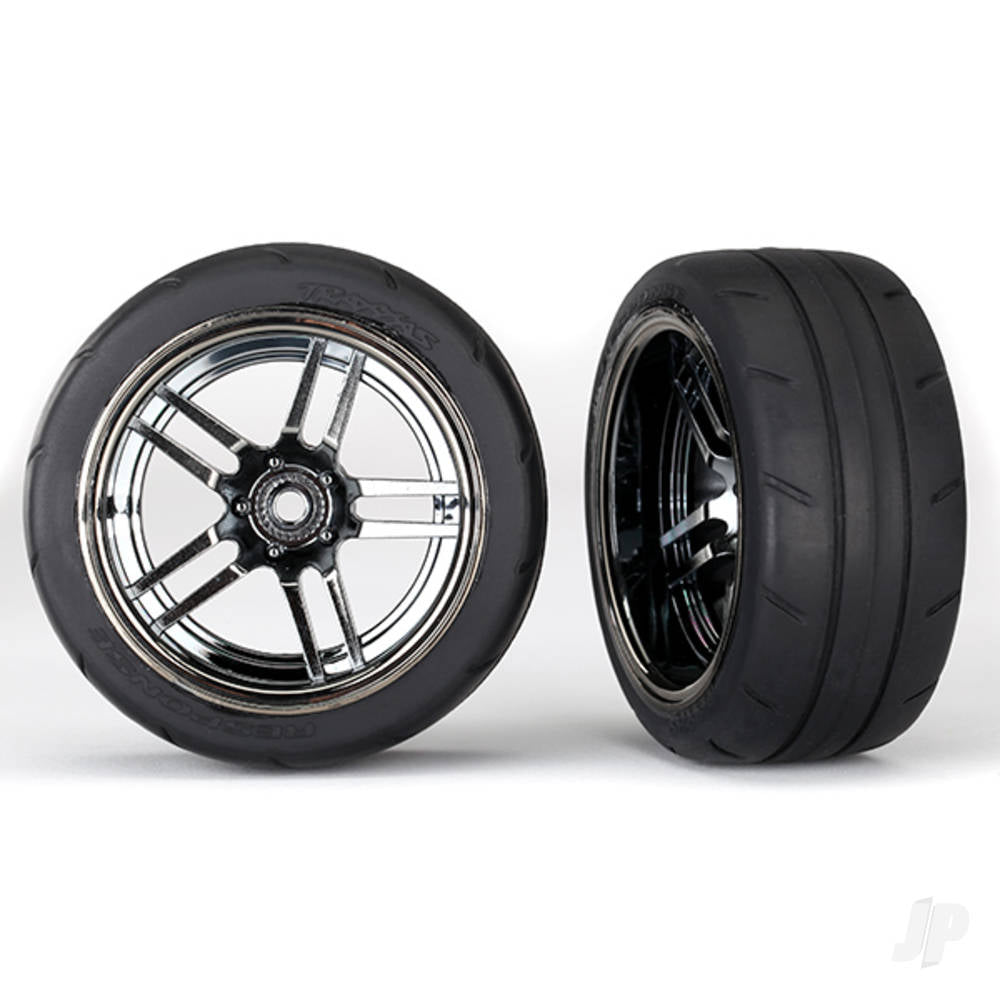 Traxxas Tyres and Wheels, Assembled Glued 1.9in Response Tyres (2 pcs) TRX8374