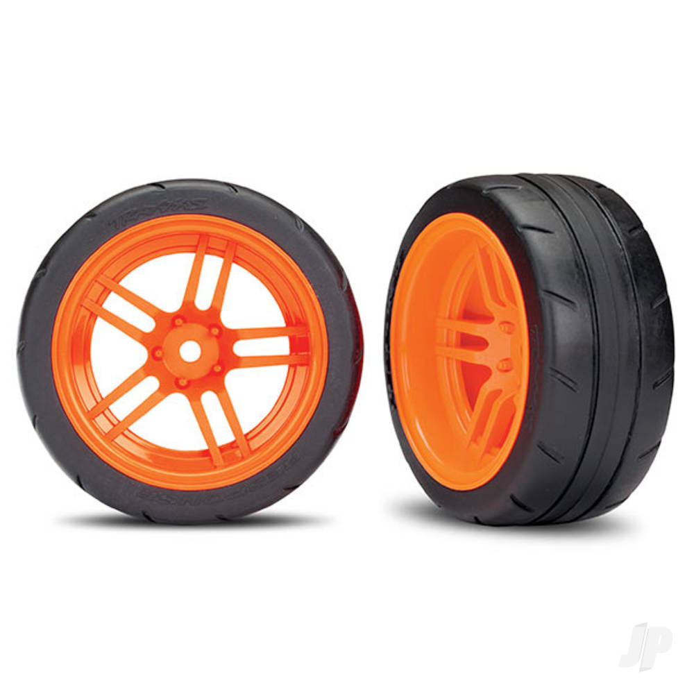 Traxxas Tyres and Wheels, Assembled Glued 1.9in Response Tyres (Extra Wide, Rear) (2 pcs) TRX8374A