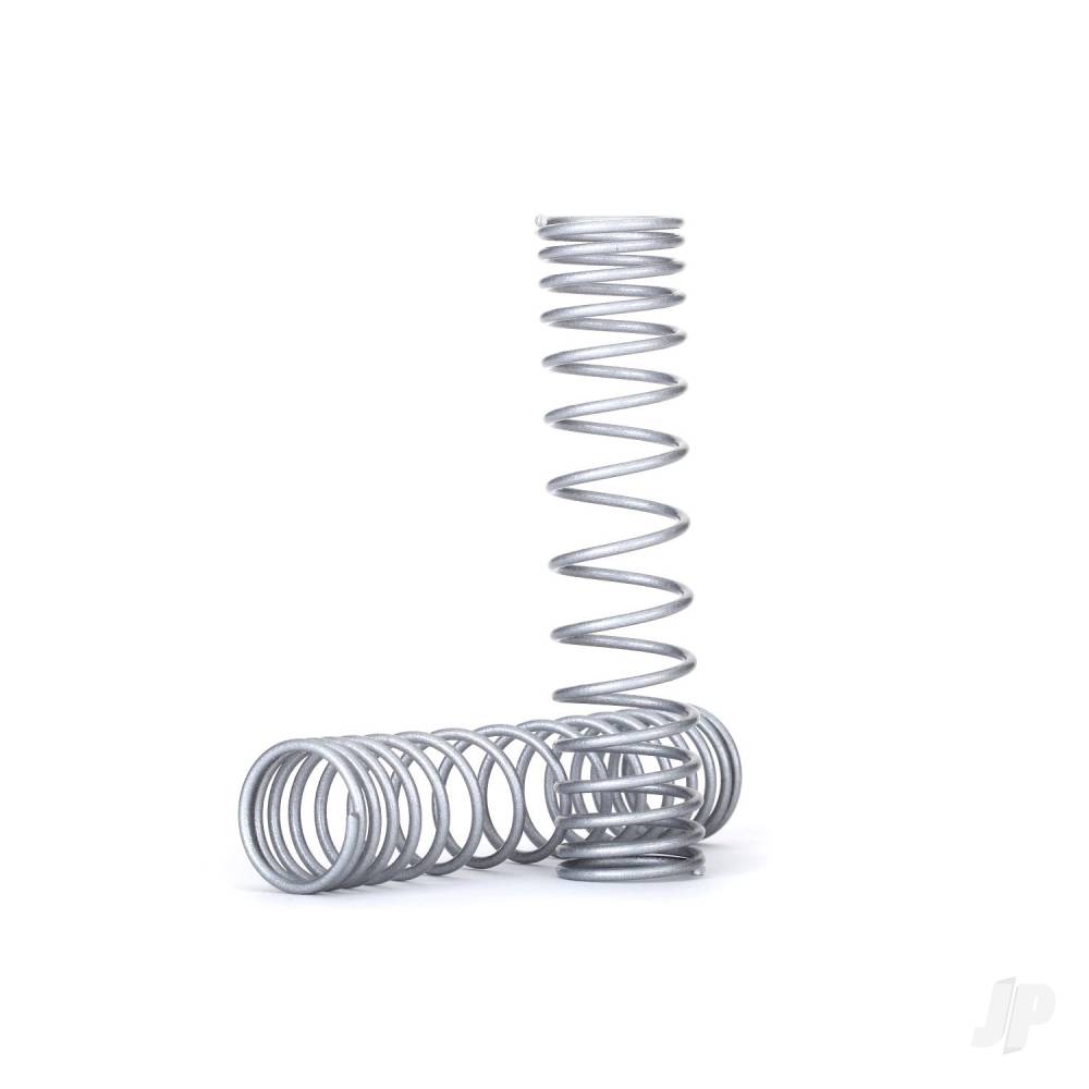 Traxxas Spring, shock, Rear (silver) (GTR) (progressive, 1.042 rate) (2 pcs) TRX8445X