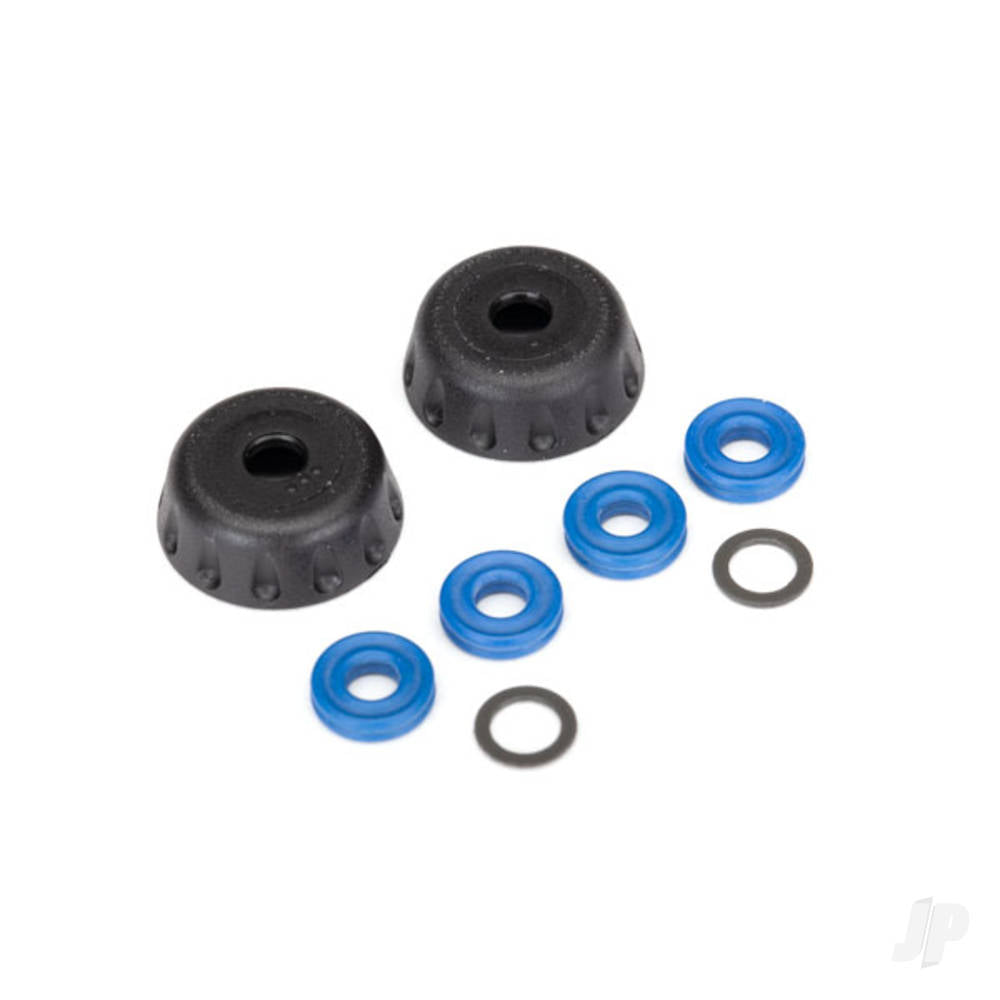 Traxxas Double seal kit, GTR shocks (x-rings (4 pcs) / 4x6x0.5mm PTFE-coated washers (2 pcs) / bottom caps (2 pcs)) (renews 2 shocks) TRX8458