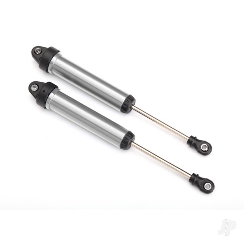 Traxxas Shocks, GTR, 160mm, silver aluminium (fully assembled with out springs) (Rear, no threads) (2 pcs) TRX8461