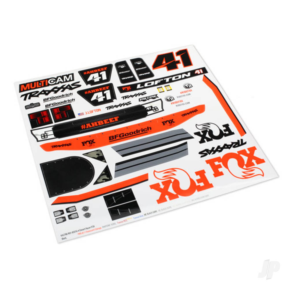 Traxxas Decals, Unlimited Desert Racer, Fox Edition TRX8515