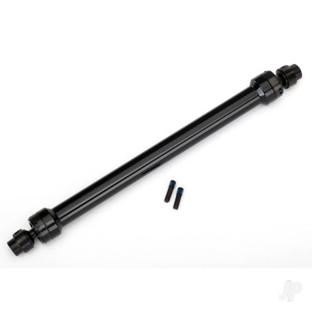 Traxxas Driveshaft, Center Rear, 6061-T6 aluminium (black-anodised) (fully assembled) / 3mm screw pin (2 pcs) TRX8555