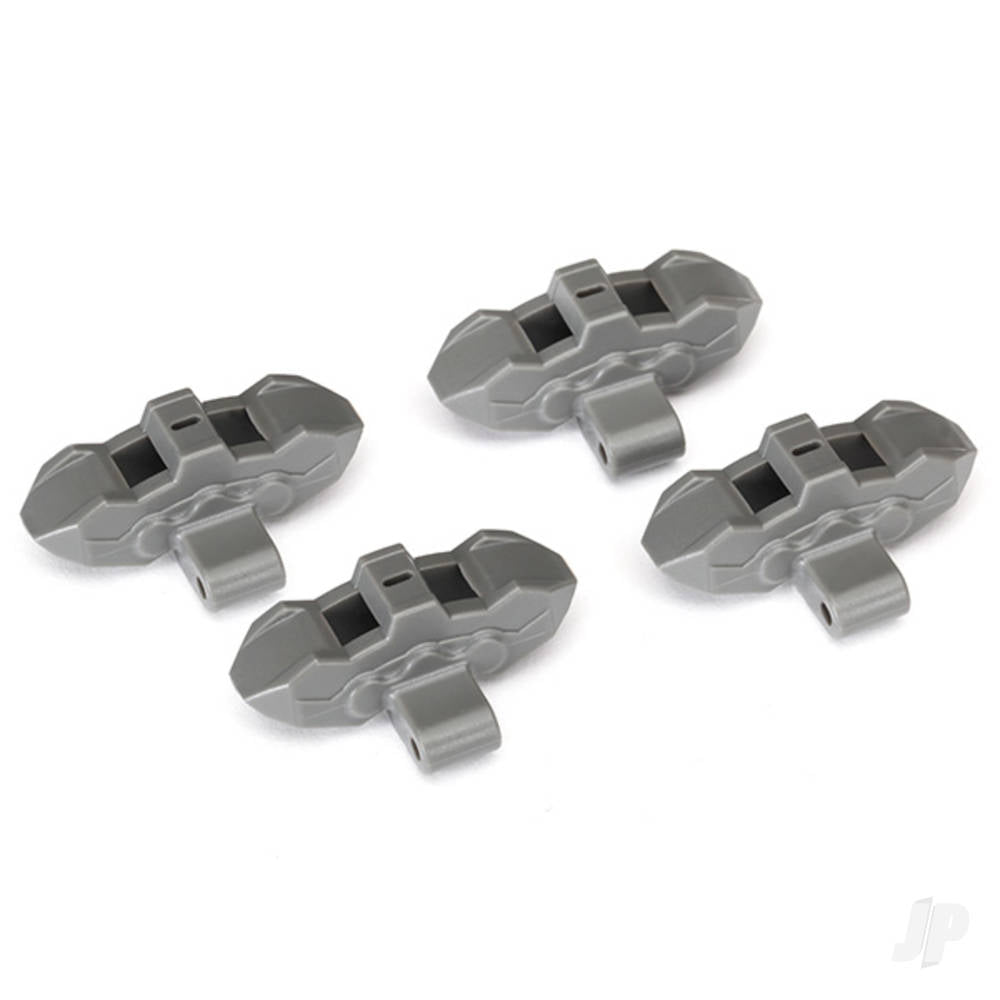 Traxxas Brake calipers, Front or Rear (grey) (4 pcs) TRX8567