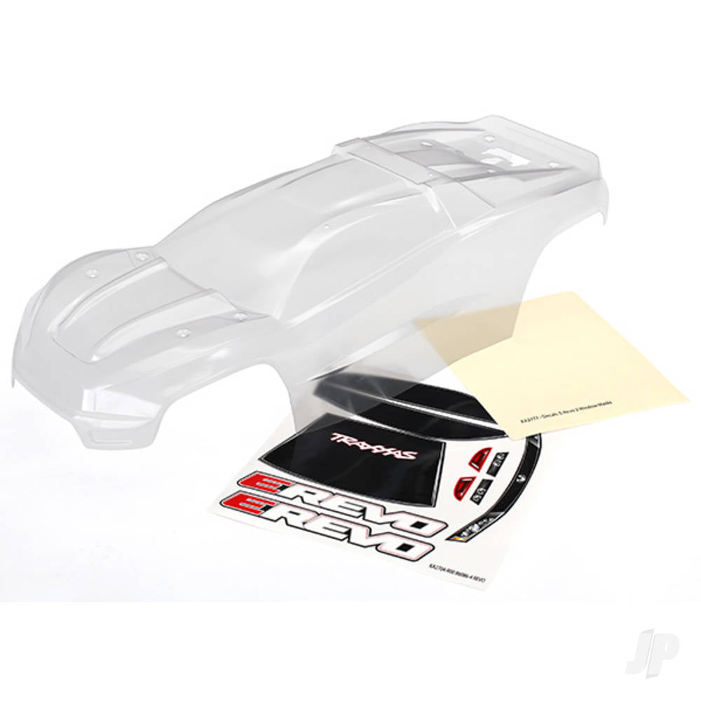 Traxxas Body, E-Revo, Clear TRX8611