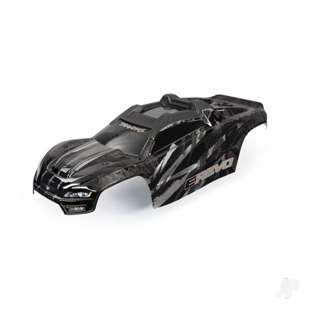 Traxxas Body, E-Revo, Black TRX8611R