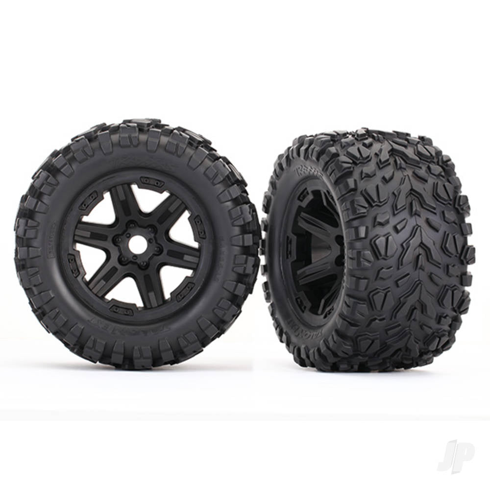 Traxxas Tyres and Wheels, Assembled Glued Talon EXT Tyres (2 pcs) TRX8672