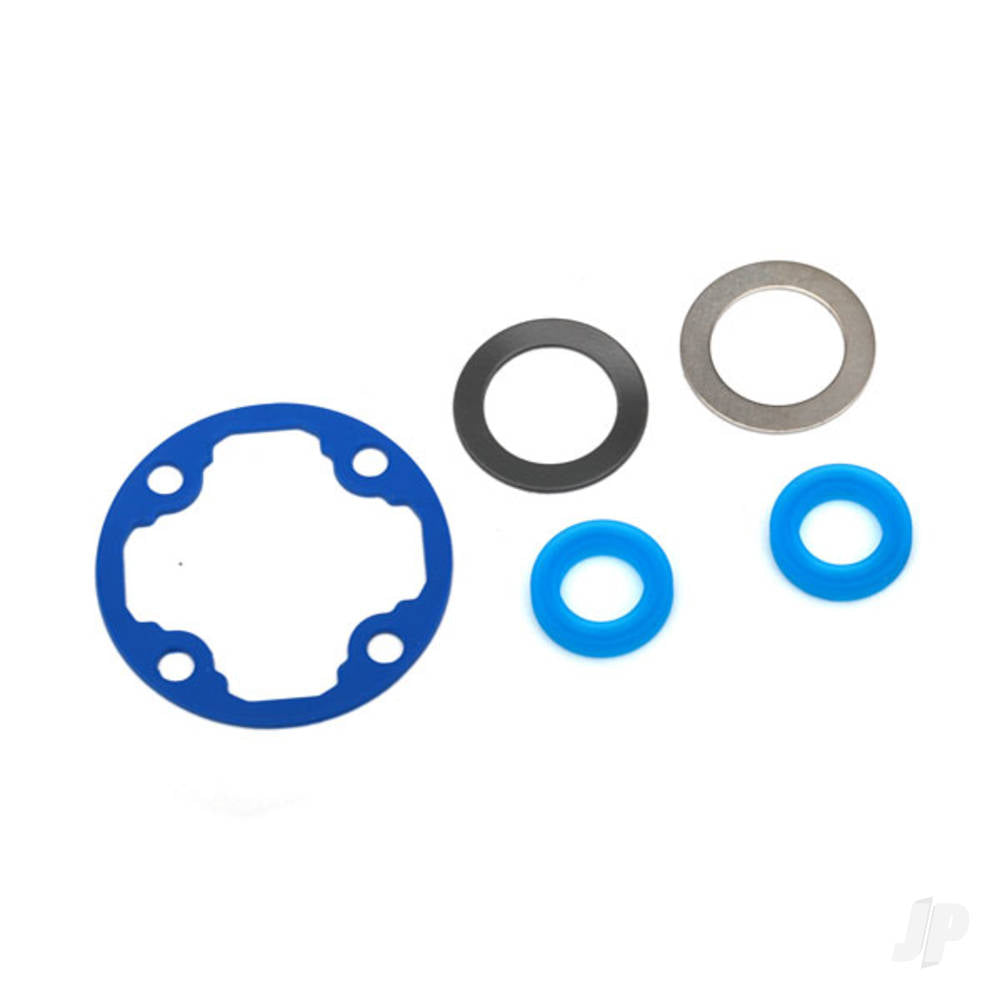 Traxxas Differential gasket / x-rings (2 pcs) / 12.2x18x0.5 metal washer (1pc) / 12.2x18x0.5 PTFE-coated washer (1pc) TRX8680