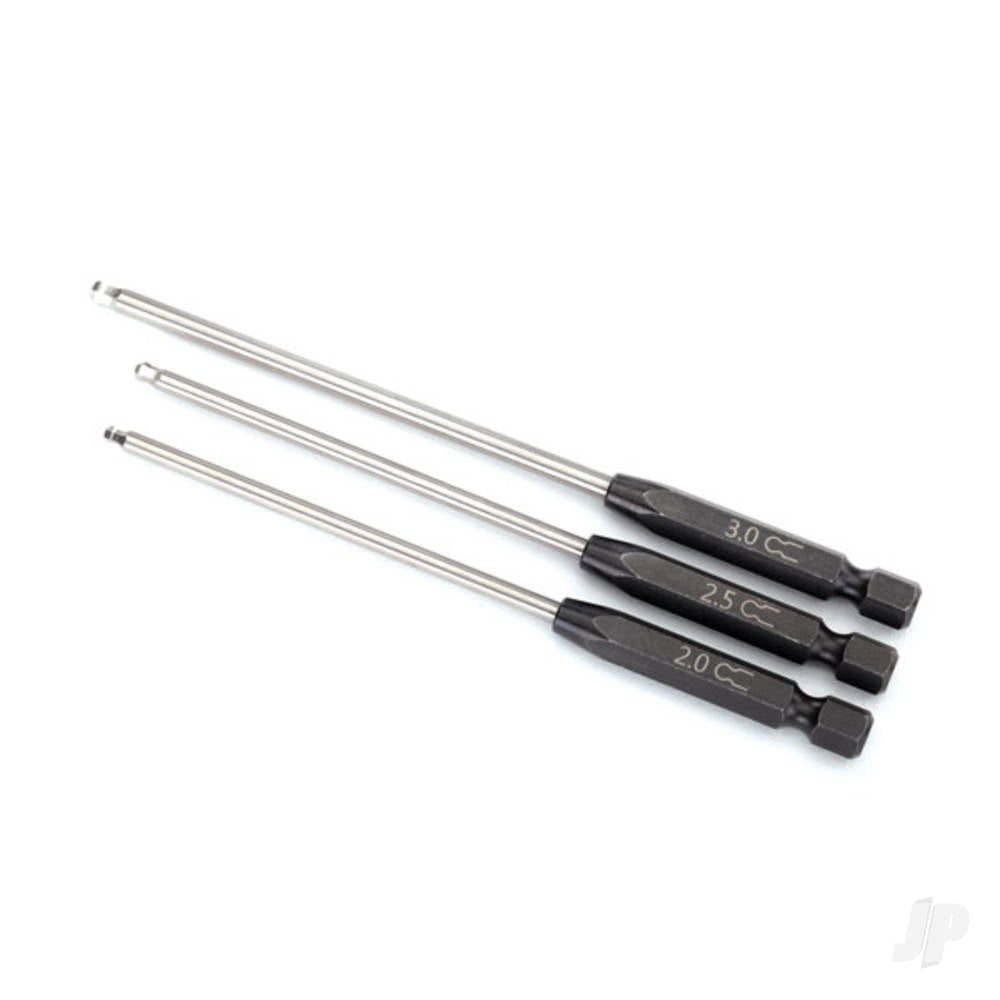 Traxxas Speed Bit Set, hex driver, 3-piece ball-end (2.0mm, 2.5mm, 3.0mm), 1 / 4in drive TRX8716X