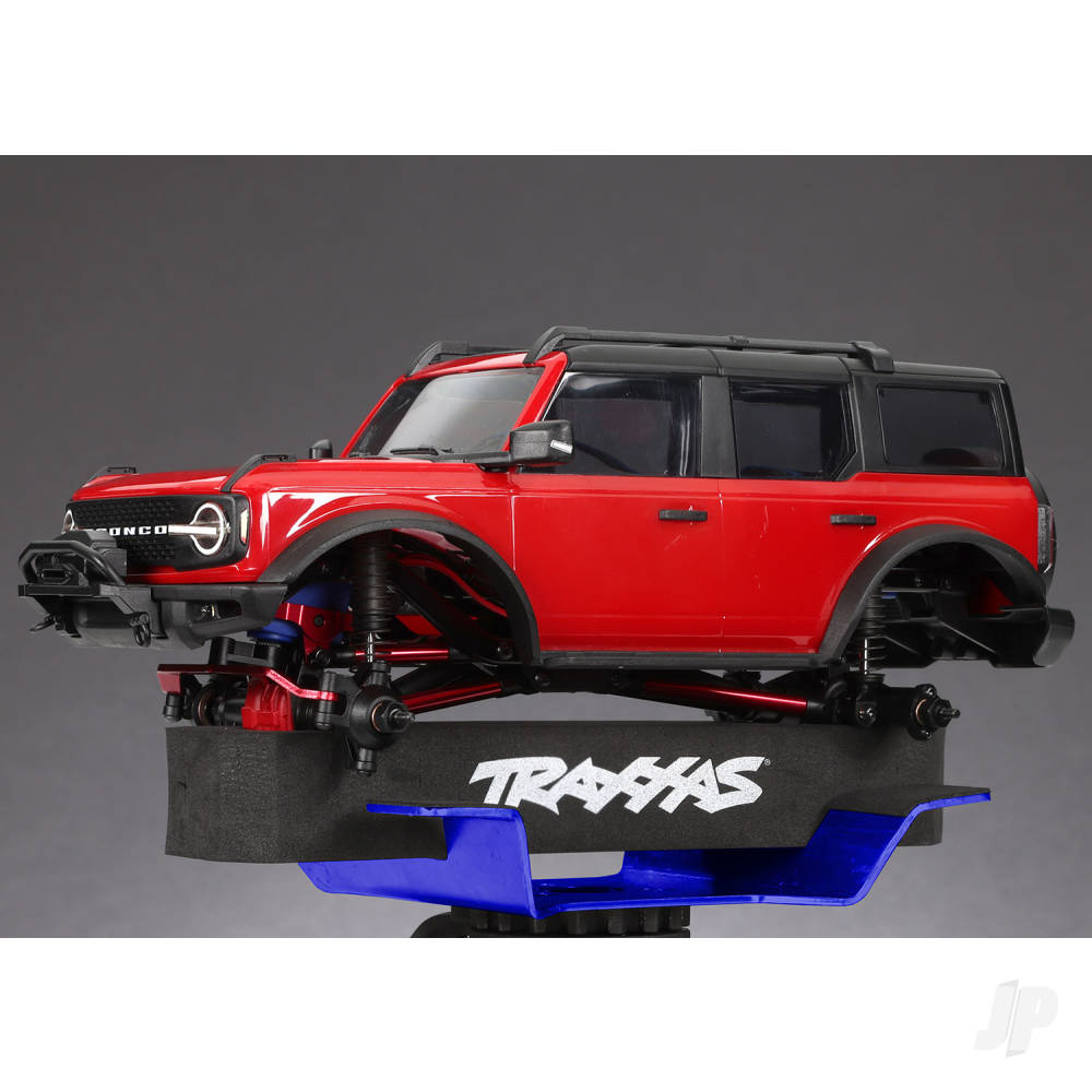 Traxxas 1:10 - 1:18 RC Car/Truck Aluminium Stand, Blue (for 1:10 - 1:18 ve - TRX8796-BLUE 3