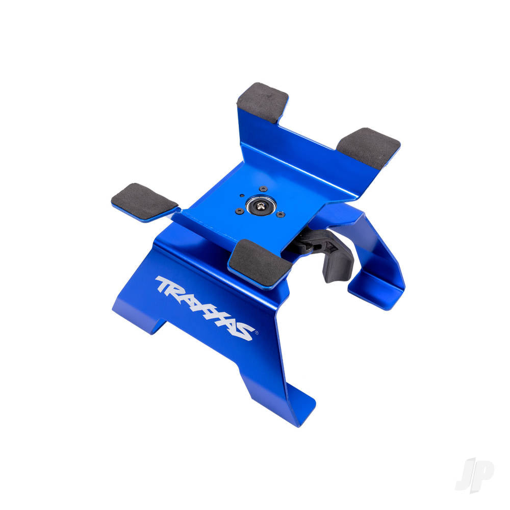 Traxxas 1:10 - 1:18 RC Car/Truck Aluminium Stand, Blue (for 1:10 - 1:18 ve - TRX8796-BLUE 7