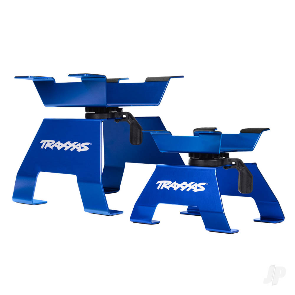 Traxxas X-Truck RC Car/Truck Aluminium Stand, Blue (for X-Maxx, XRT) TRX8797-BLUE 4