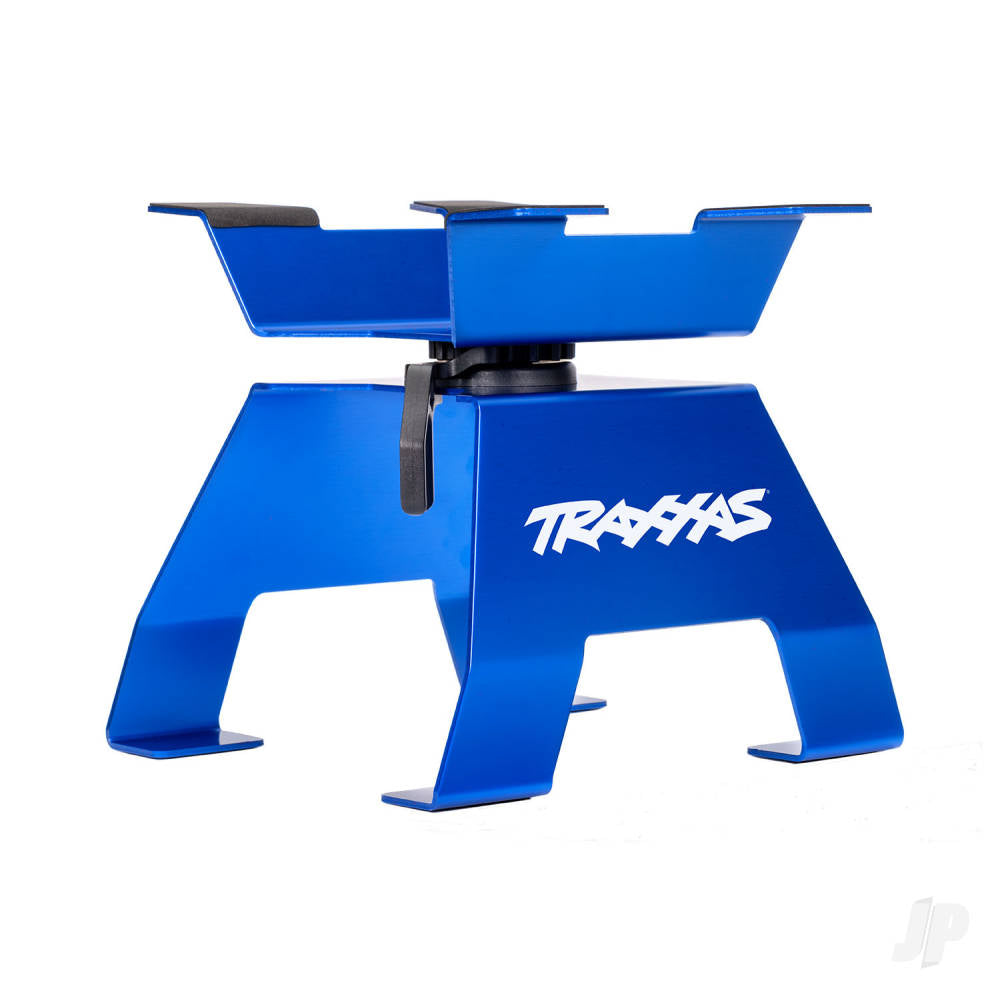 Traxxas X-Truck RC Car/Truck Aluminium Stand, Blue (for X-Maxx, XRT) TRX8797-BLUE Main