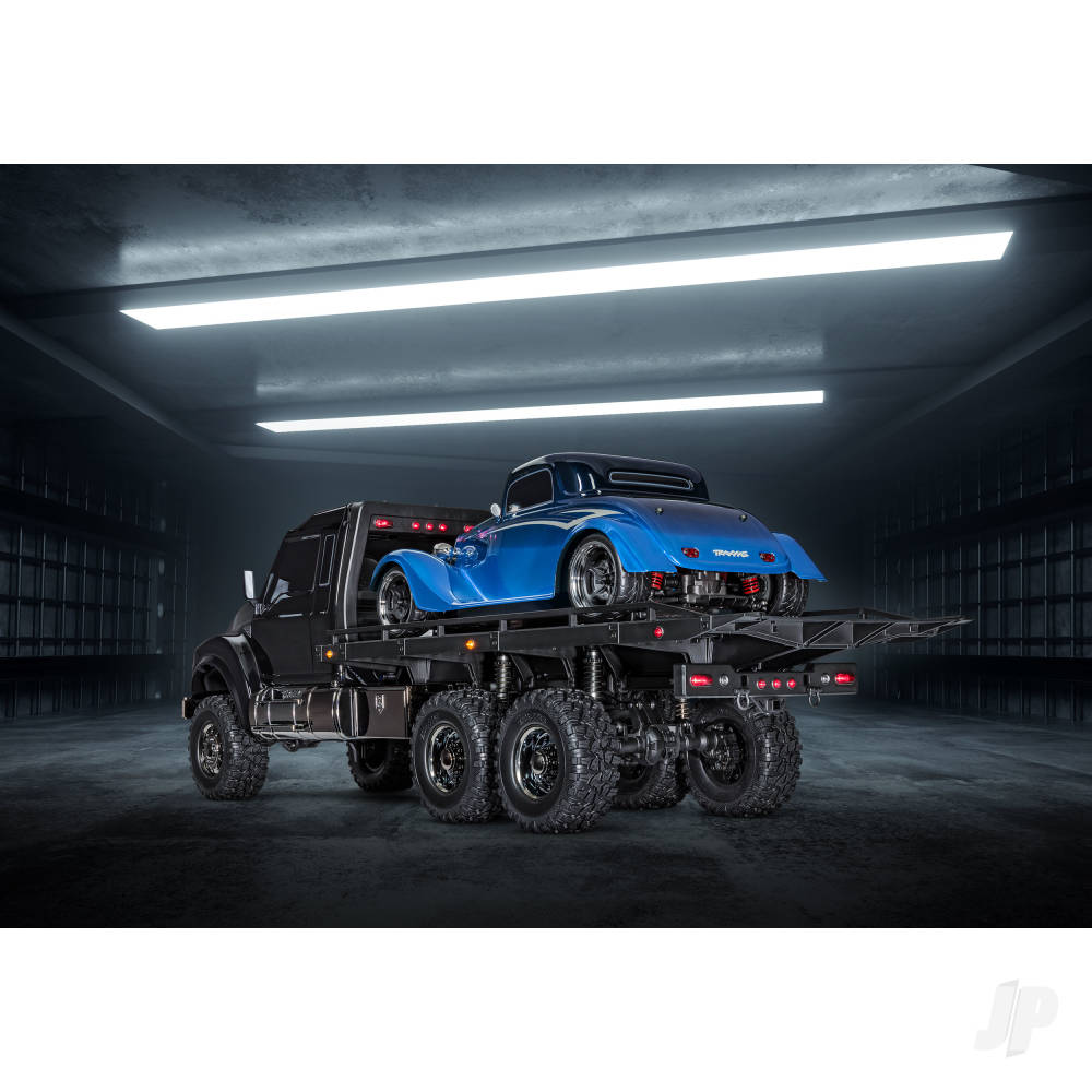 Traxxas Black TRX-6 Ultimate RC Hauler 1:10 6X6 Electric Flatbed Truck wit - TRX88086-84-BLK 14