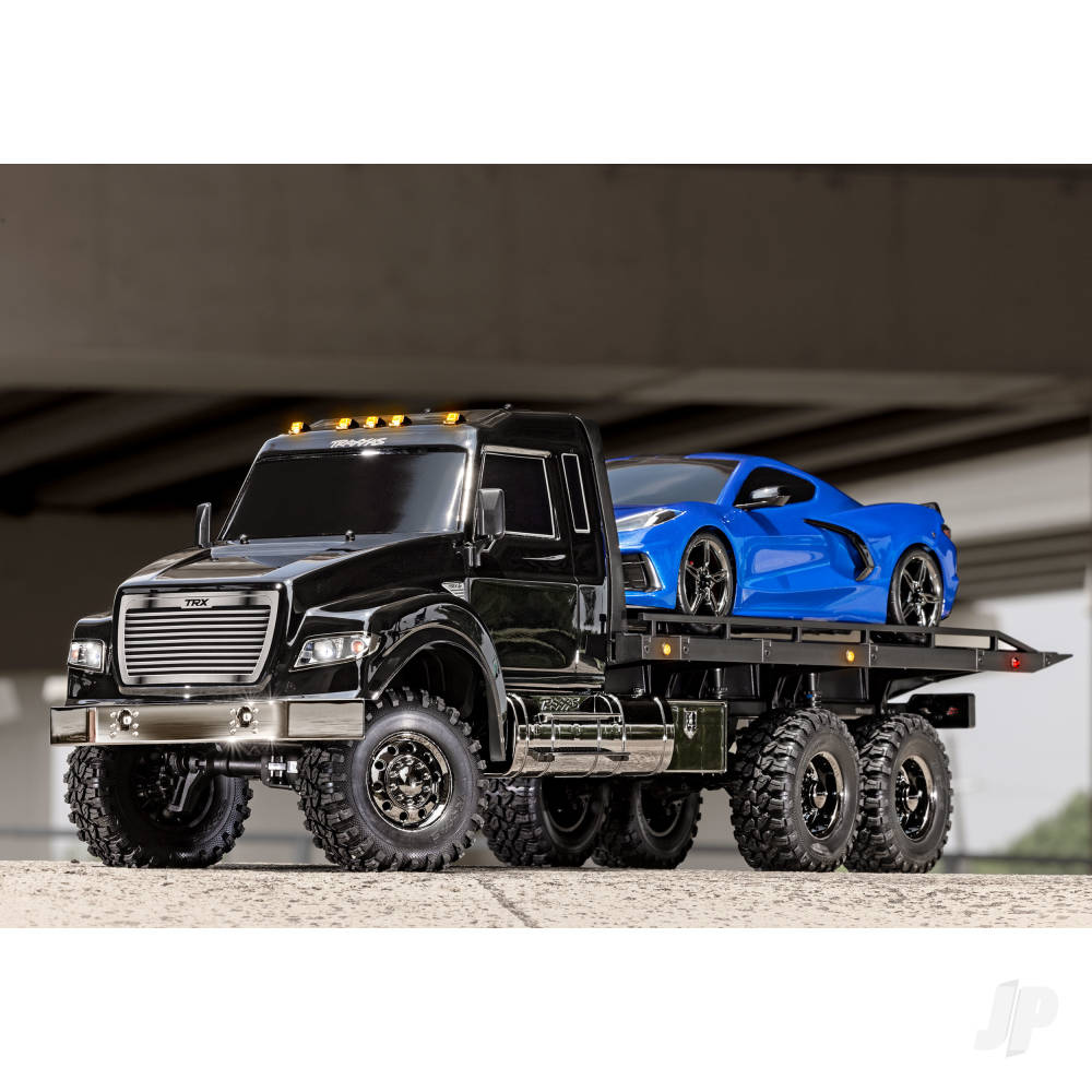 Traxxas Black TRX-6 Ultimate RC Hauler 1:10 6X6 Electric Flatbed Truck wit - TRX88086-84-BLK 15