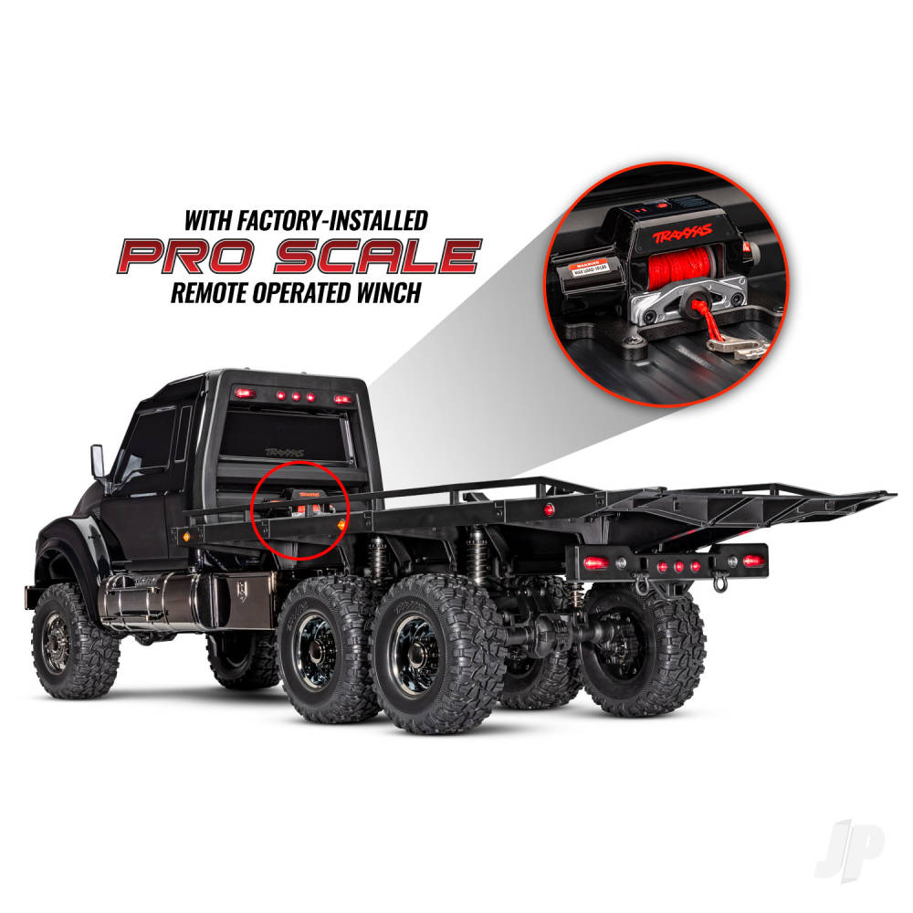 Traxxas Black TRX-6 Ultimate RC Hauler 1:10 6X6 Electric Flatbed Truck wit - TRX88086-84-BLK 2