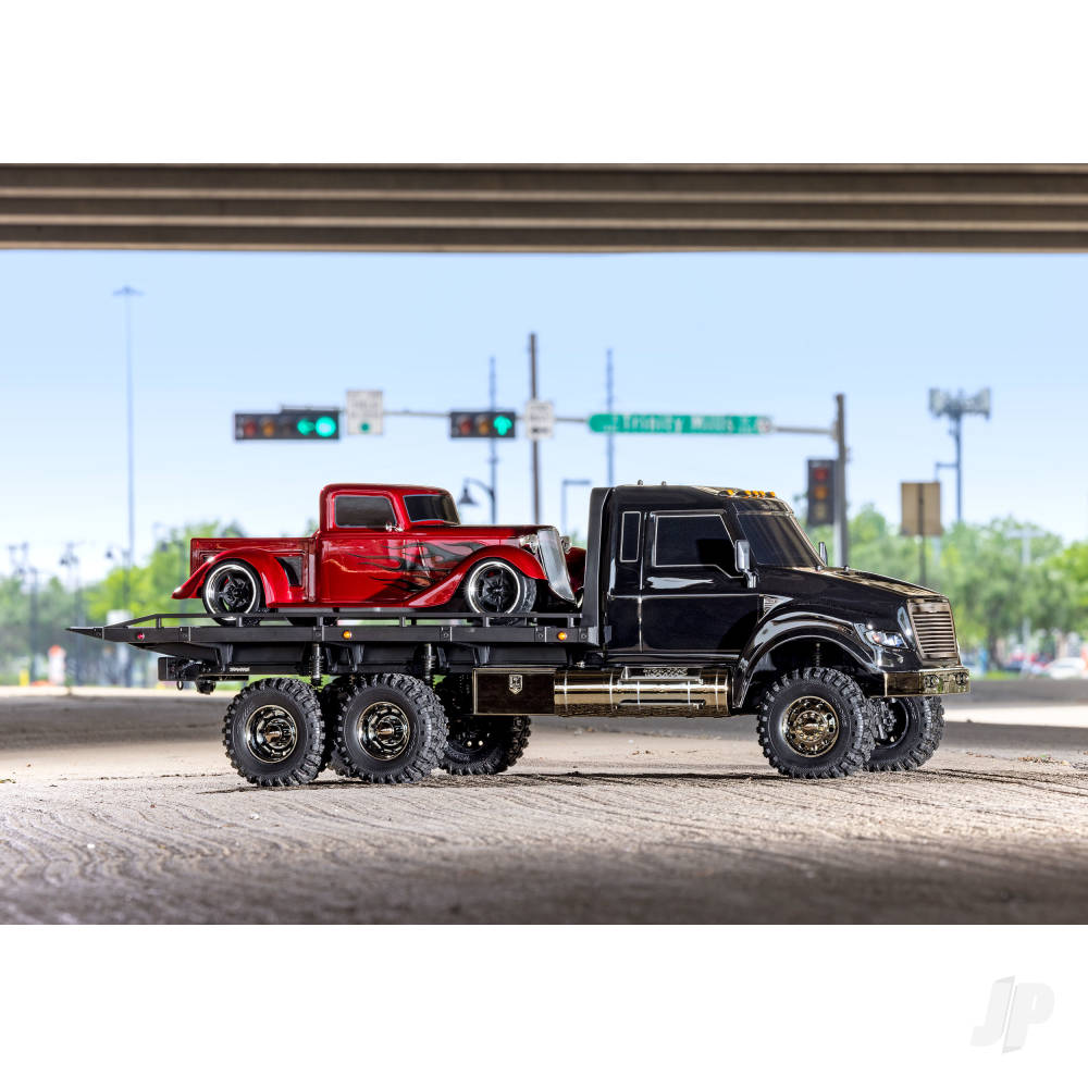 Traxxas Black TRX-6 Ultimate RC Hauler 1:10 6X6 Electric Flatbed Truck wit - TRX88086-84-BLK 20