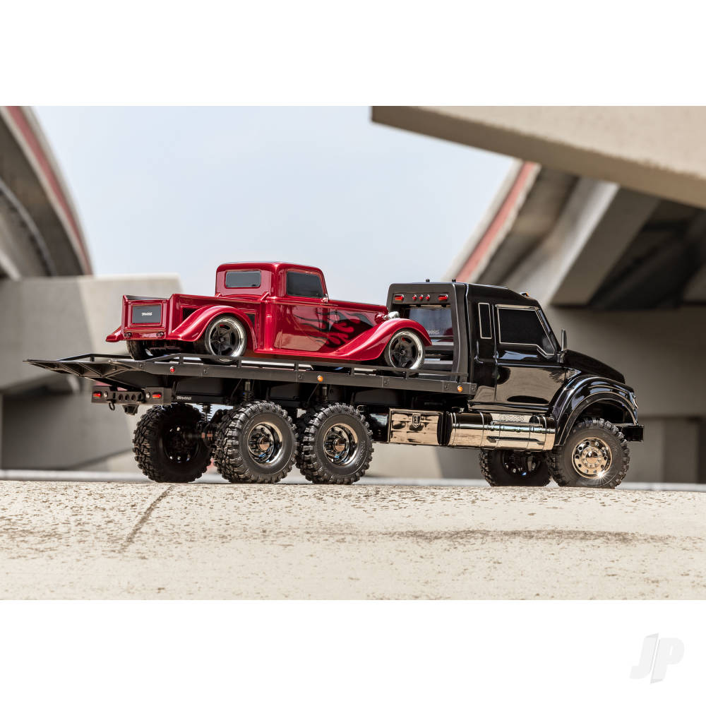 Traxxas Black TRX-6 Ultimate RC Hauler 1:10 6X6 Electric Flatbed Truck wit - TRX88086-84-BLK 21