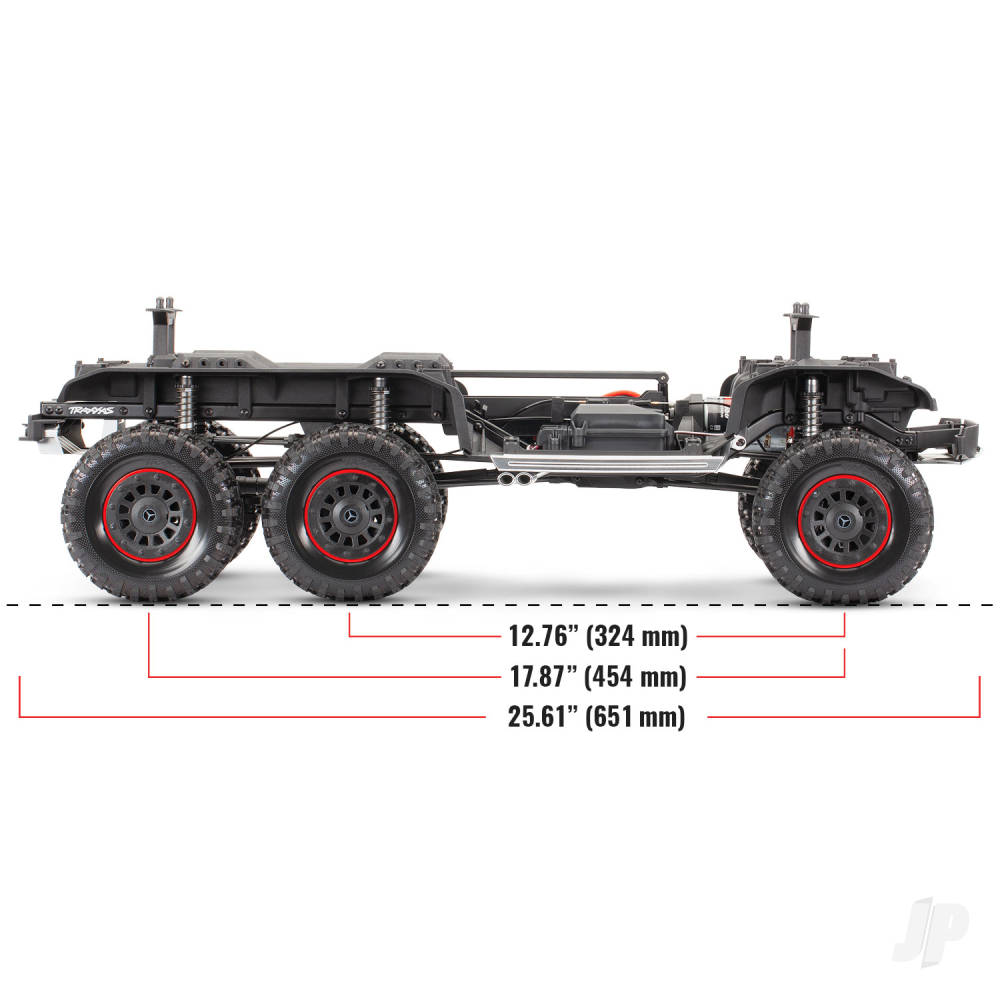 Traxxas Metallic White TRX-6 Mercedes-Benz G 63 AMG 1:10 6X6 Electric Scal - TRX88096-4-WHT 16