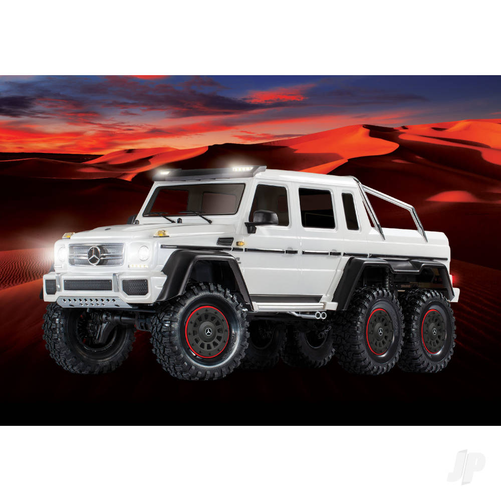 Traxxas Metallic White TRX-6 Mercedes-Benz G 63 AMG 1:10 6X6 Electric Scal - TRX88096-4-WHT 22