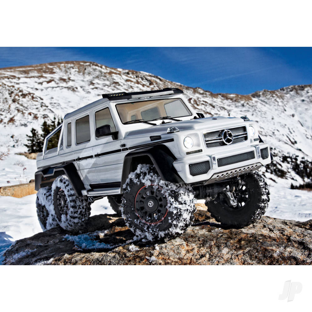 Traxxas Metallic White TRX-6 Mercedes-Benz G 63 AMG 1:10 6X6 Electric Scal - TRX88096-4-WHT 24