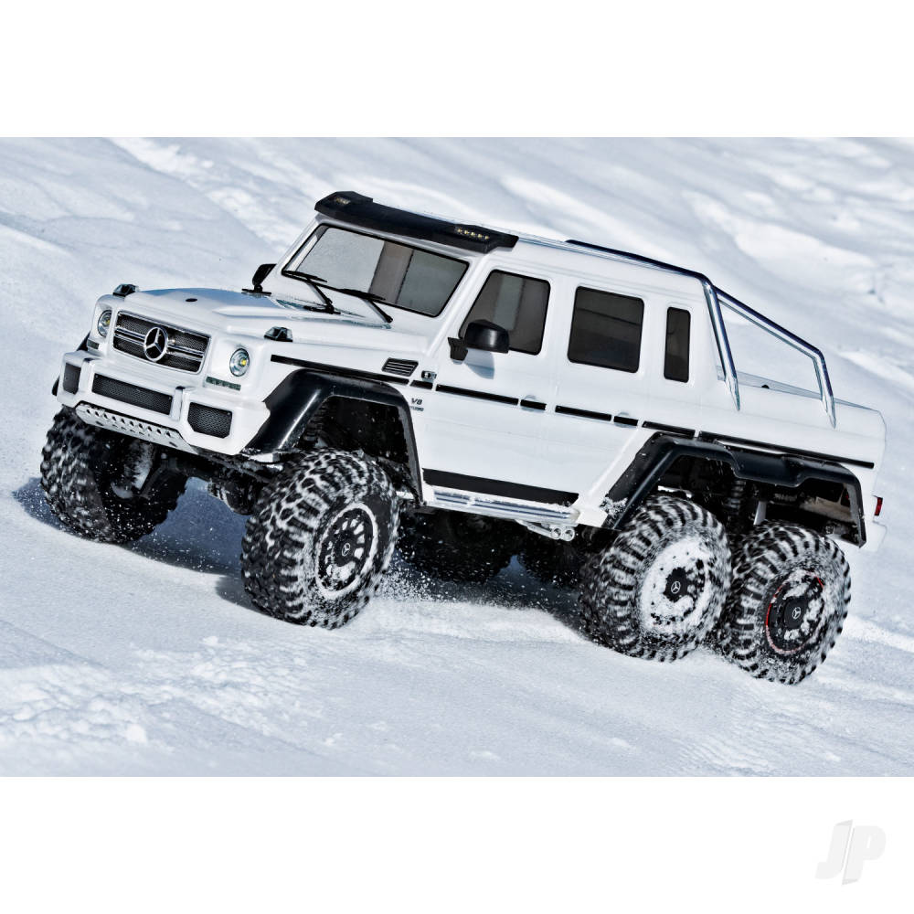 Traxxas Metallic White TRX-6 Mercedes-Benz G 63 AMG 1:10 6X6 Electric Scal - TRX88096-4-WHT 27