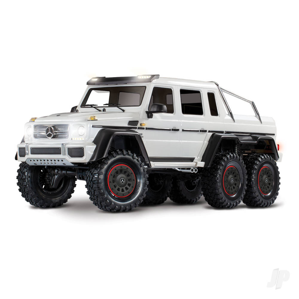 Traxxas Metallic White TRX-6 Mercedes-Benz G 63 AMG 1:10 6X6 Electric Scal - TRX88096-4-WHT Main