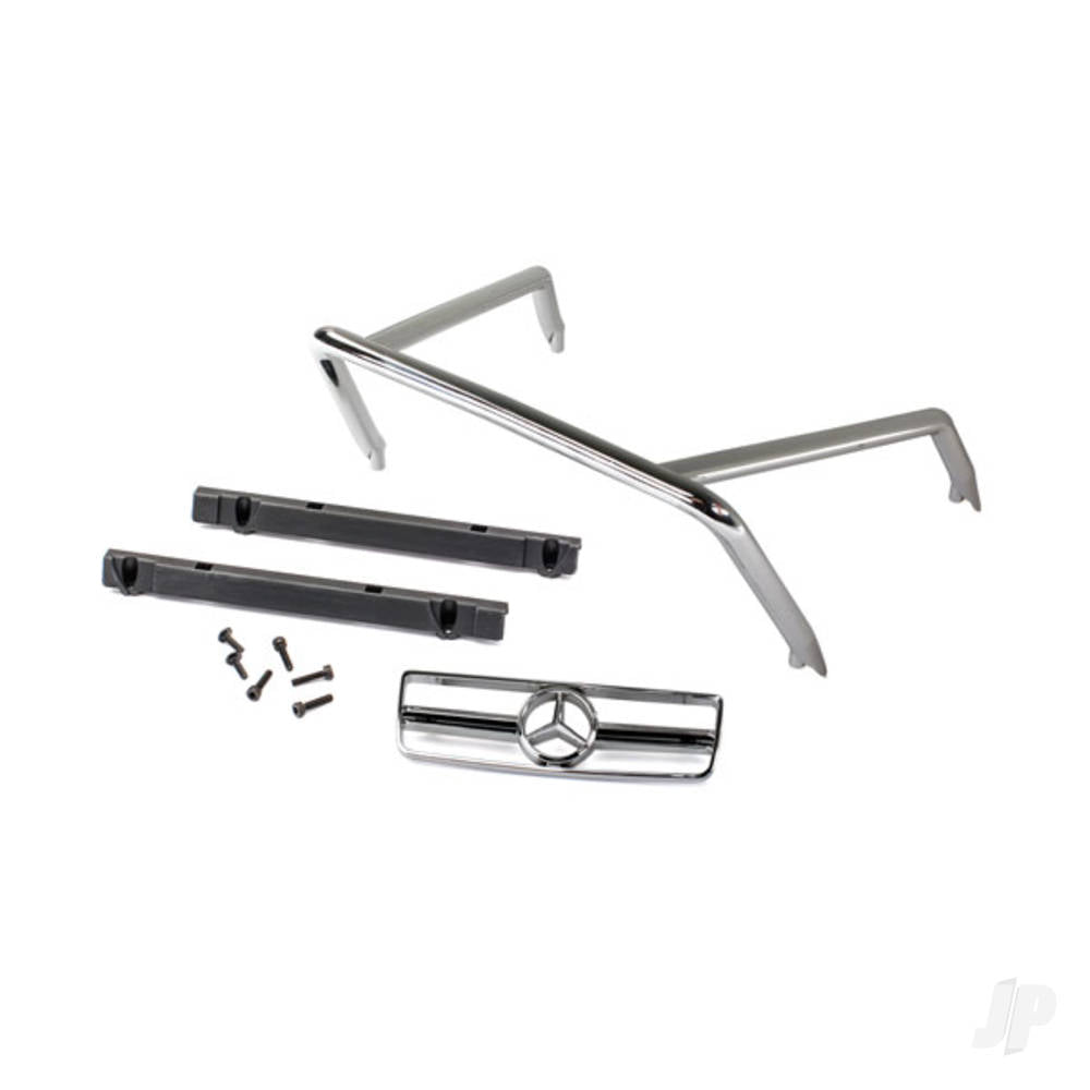 Traxxas Grille, Mercedes-Benz G 63 / roll bar / mounts, left & right / 2.6x8 BCS (self-tapping) (2 pcs) / 2.5x10 CS (4 pcs) (fits #8825 Body) TRX8827