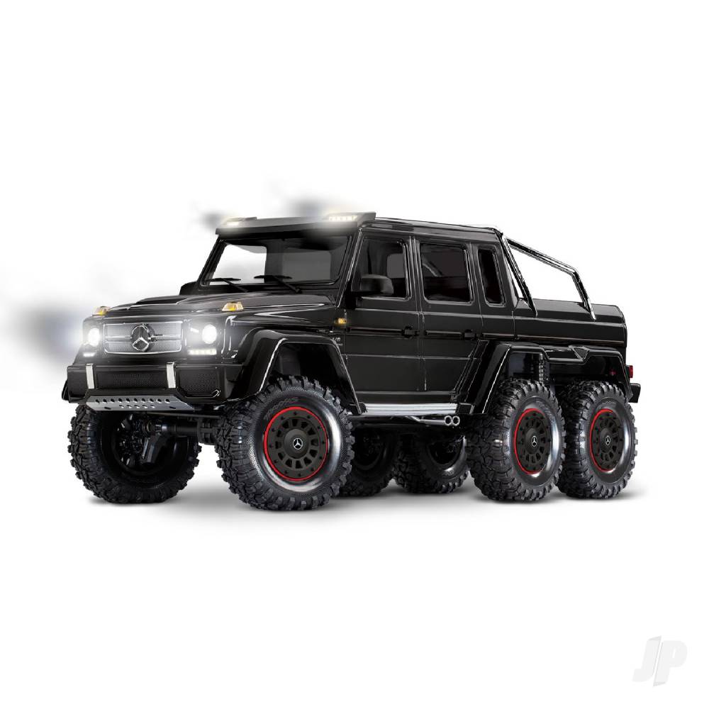 Traxxas TRX-6 Mercedes-Benz G 63 AMG XL-5 1:10 6X6 RTD Scale & Trail Crawler, Black (TRX88296-4-BLK)