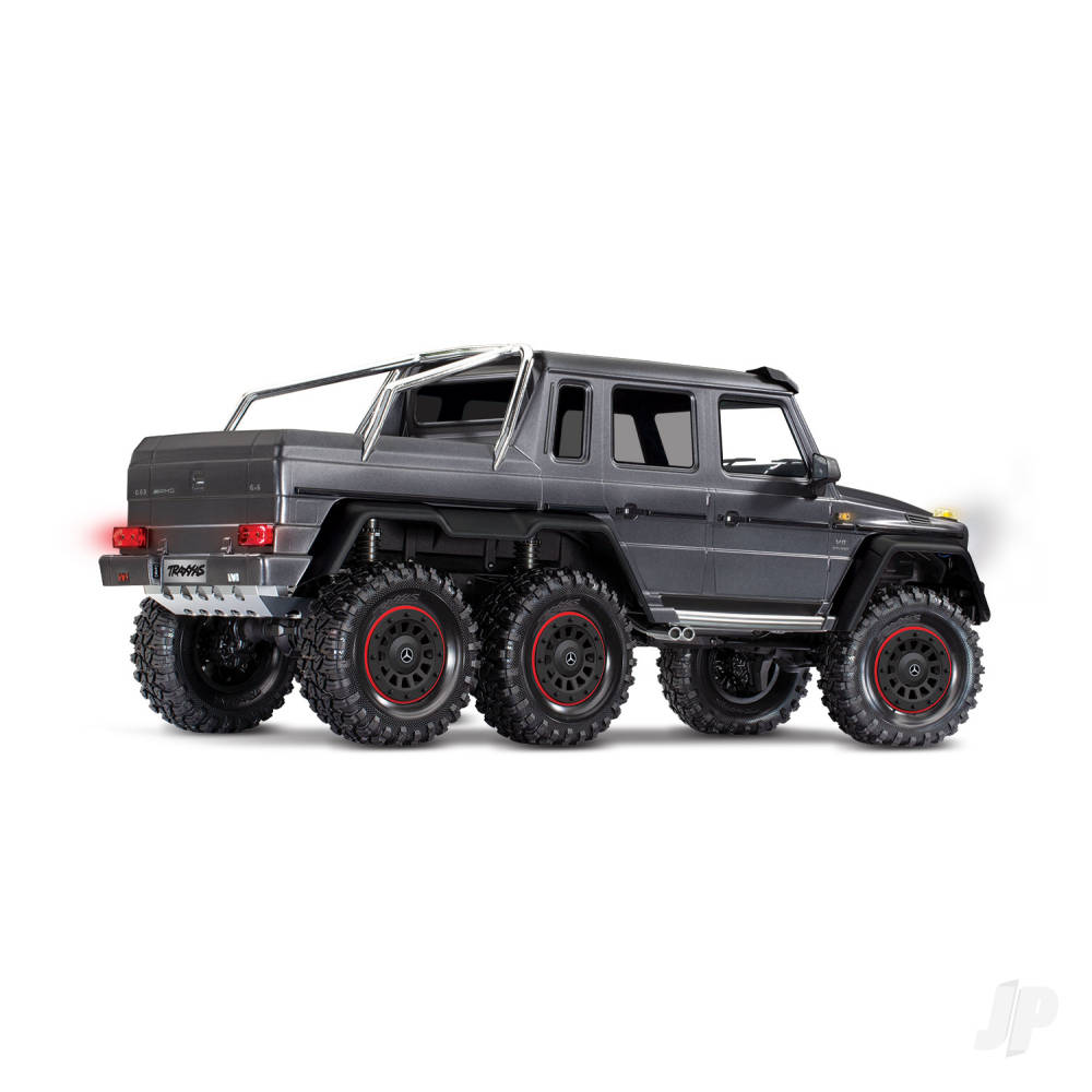 Traxxas TRX-6 Mercedes-Benz G 63 AMG XL-5 1:10 6X6 RTD Scale & Trail Crawler, Silver (TRX88296-4-SLVR)