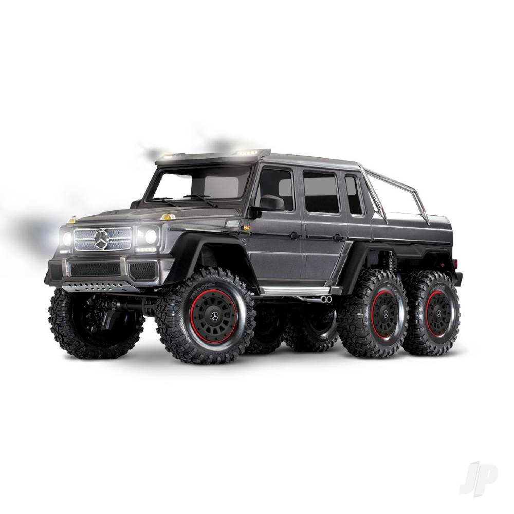 Traxxas TRX-6 Mercedes-Benz G 63 AMG XL-5 1:10 6X6 RTD Scale & Trail Crawler, Silver (TRX88296-4-SLVR)